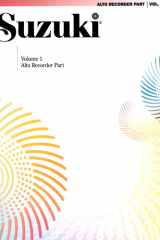 Suzuki Recorder School Alto Recorder Part cover image