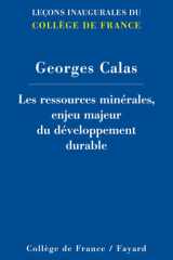 LES RESSOURCES MINERALES, ENJEU MAJEUR DU DEVELOPPEMENT DURABLE cover image