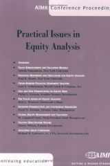 Practical Issues in Equity Analysis cover image