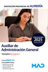 Auxiliar de Administración General de la Diputación de Almería. Temario Bloque II cover image