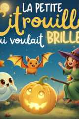 La Petite Citrouille Qui Voulait Briller: Une Douce Histoire d’Halloween Pour Les Enfants de 3 à 6 ans - Un Message Positif sur la Confiance en Soi, L’amitié et la Joie de Partager. (French Edition) cover image