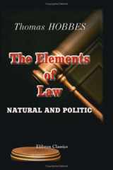 The Elements of Law, Natural and Politic cover image
