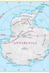 Antarctica Primary Wall Map Railed (Primary Classroom Wall Maps) cover image