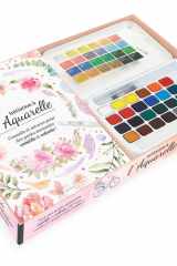 Initiation à l'aquarelle - Conseils et astuces pour des petits moments créatifs et colorés ! Avec une palette de 24 couleurs et un pinceau à réservoir cover image