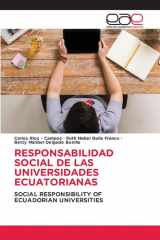 Responsabilidad Social de Las Universidades Ecuatorianas (Spanish Edition) cover image