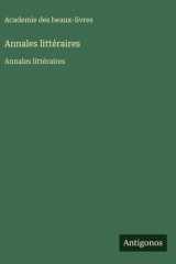 Annales littéraires cover image