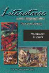 Discovering Literature Vocabulary Resource cover image