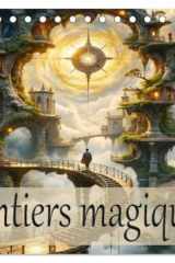 Sentiers magiques (Calendrier de bureau 2026 DIN A5 vertical), CALVENDO calendrier mensuel: Un voyage annuel à travers un monde magique et surréaliste. cover image