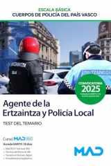 Agente de la Escala Básica de los Cuerpos de Policía del País Vasco (Ertzaintza y Policía Local). Test del temario cover image