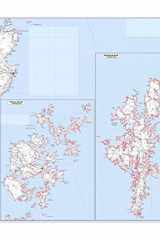 Map Marketing Postcode Sector Map 35 John O'Groats, Shetlands and Orkneys Paper cover image
