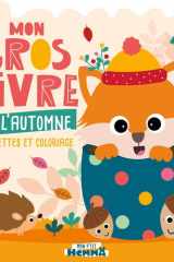 Mon P'tit Hemma - Mon gros livre de l'automne - Gommettes et coloriage cover image