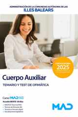 Cuerpo Auxiliar de la Administración General de la Comunidad Autónoma de las Illes Balears. Temario y test de Ofimática cover image
