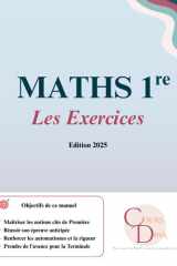 MATHS 1re: Tout pour réussir en Maths - Les Exercices (Les Manuels Scolaires) (French Edition) cover image