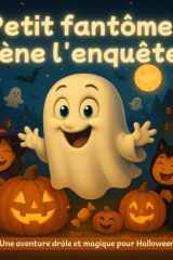 Petit Fantôme mène l’enquête: une histoire d’Halloween rigolote et rassurante pour enfants (livre illustré avec jeux de cherche et trouve, dès 3 ans) cover image