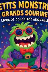 Petits Monstres à Grands Sourires - Livre de coloriage cover image