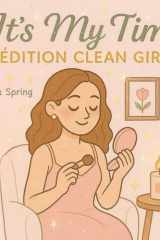 It’s My Time – Édition Clean Girl – Livre de Coloriage: 40 illustrations de femmes modernes et élégantes à colorier – détente, inspiration et esthétique Clean Girl (French Edition) cover image