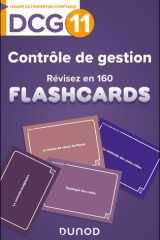 DCG 11 - Contrôle de gestion - révisez en 160 flashcards ! cover image