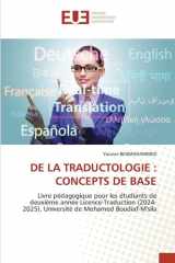 de la Traductologie: Concepts de Base cover image