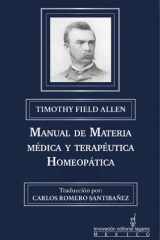 Manual de materia médica y terapéutica homeopática cover image