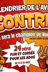 Calendrier de l’Avent 1 contre 1 – Qui sera le champion de Noël ?: 24 défis fun et corsés pour les ados de 11 à 15 ans - Cadeau original pour rire, ... jour jusqu’au 24 décembre ! (French Edition) cover image