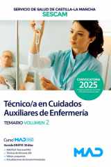 Técnico/a en Cuidados Auxiliares de Enfermería del Servicio de Salud de Castilla-La Mancha (SESCAM). Temario volumen 2 cover image