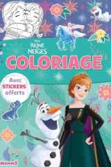 Coloriage La Reine des Neiges Avec stickers offerts cover image