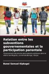 Relation entre les subventions gouvernementales et la participation parentale cover image