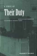 A sense of their duty: middle-class formation in Victorian Ontario towns cover image