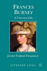 Frances Burney: a literary life cover image