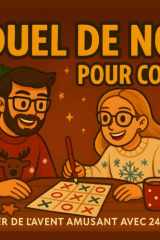 Le Duel de Noël pour couples – Le calendrier de l’Avent amusant avec 24 jeux & défis: Calendrier de l’Avent interactif pour deux – parfait à offrir et pour passer de bons moments tout au long du mois de décembre cover image