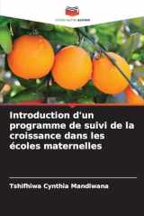Introduction d'un programme de suivi de la croissance dans les écoles maternelles (French Edition) cover image
