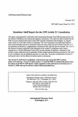 Dominica: Staff Report for the 1999 Article IV Consultation cover image
