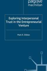 Exploring interpersonal trust in the entrepreneurial venture cover image