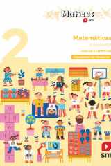 Matemáticas, 2 Primaria, Matices. Cuaderno de trabajo cover image