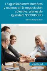 La igualdad entre hombres y mujeres en la negociación colectiva, planes de igualdad, SSCG050PO cover image