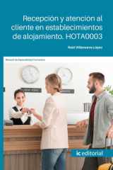 Recepción y atención al cliente en establecimientos de alojamiento, HOTA0003 cover image