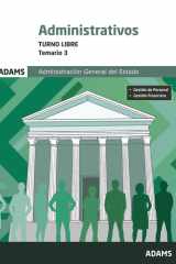 Temario 3 Administrativos Administración del Estado. Turno libre cover image