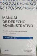 Manual de derecho administrativo cover image