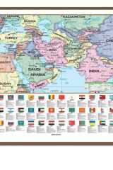 Middle East Essential Wall Map Railed (Essential Classroom Wall Maps) cover image