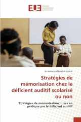 Stratégies de mémorisation chez le déficient auditif scolarisé ou non cover image