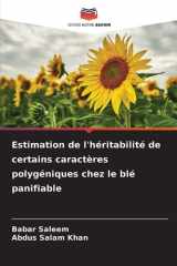 Estimation de l'héritabilité de certains caractères polygéniques chez le blé panifiable cover image