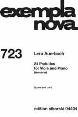 24 Preludes for Viola and Piano: (Wanderer). 723. viola and piano. cover image