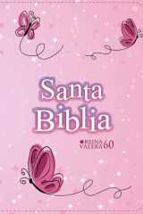 Biblia Rvr 1960 Compacta Símil Piel Juvenil Mariposa Rosada (Bible Rvr 1960 Compact Size Leatherlike Youth Pink Butterfly (Spanish Edition) cover image