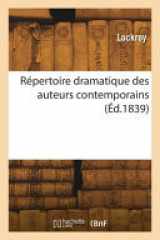 Répertoire dramatique des auteurs contemporains. Tome I, Volume 28 cover image