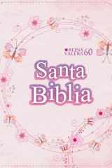 Biblia Rvr 1960 Compacta Símil Piel Juvenil Mariposa Palo Rosa (Bible Rvr 1960 Compact Size Leatherlike Youth Light Pink Butterfly (Spanish Edition) cover image