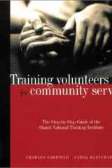 Training Volunteers for Community Service, Package Set: Contains Trainer's Guide and Participant's Workbook The Step-by-Step Guide of the Shanti National Training Institute cover image