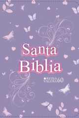 Biblia Rvr 1960 Compacta Símil Piel Juvenil Mariposa Lila (Bible Rvr 1960 Compact Size Leatherlike Youth Lilac Butterfly (Spanish Edition) cover image
