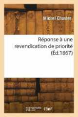 Réponse à une revendication de priorité cover image