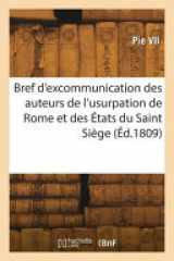 Bref d'excommunication des auteurs, exécuteurs et fauteurs de l'usurpation de Rome cover image