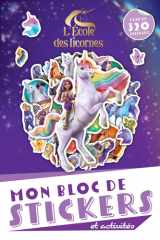Mon bloc de stickers et activités L'Ecole des licornes - Plus de 320 stickers cover image